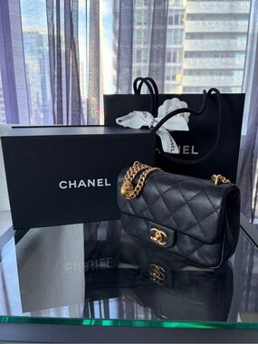CHANEL mini flap bag